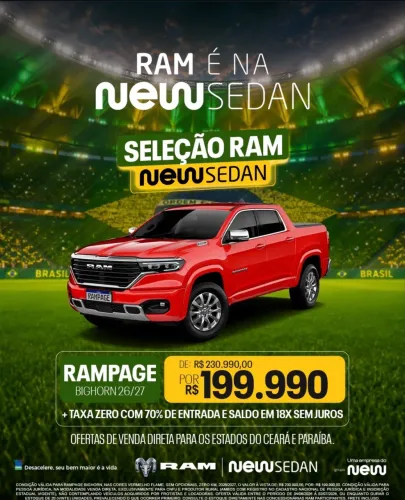 Ram Rampage BIG Horn 2.2 TB CD 4X4 DIE Aut. 2027