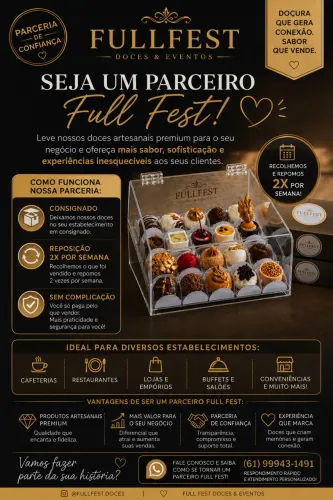 ? Parceria Comercial | Fornecedor de Doces | Expositor Grátis | DF