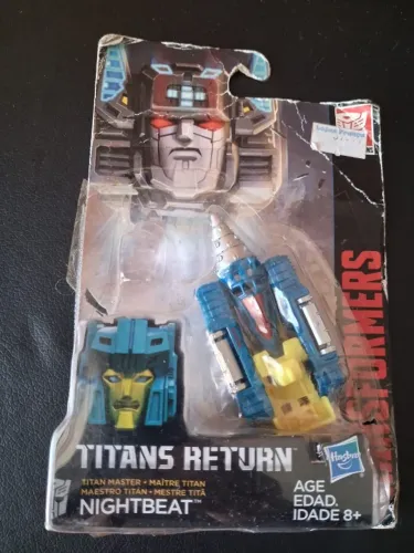 Transformers Titans Return Decepticon Nightbeat Hasbro 2015 (Usado)