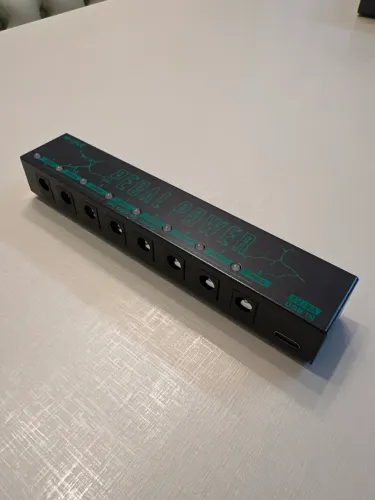 Fonte pedal guitarra e baixo M-Vave 8 saídas