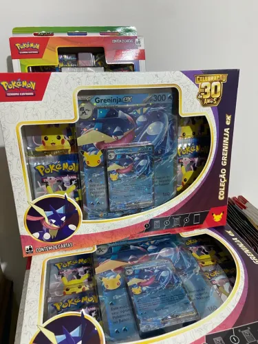 Pokémon coleção 30 anos COLEÇÃO GRENINJA EX copag original lacrado oportunidade