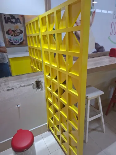 Divisória para lavabo