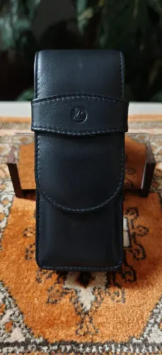 Porta Canetas para 3 un. em Couro de alta qualidade