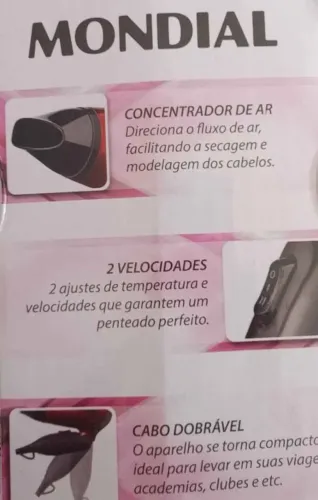 Secador Portátil e dobrável