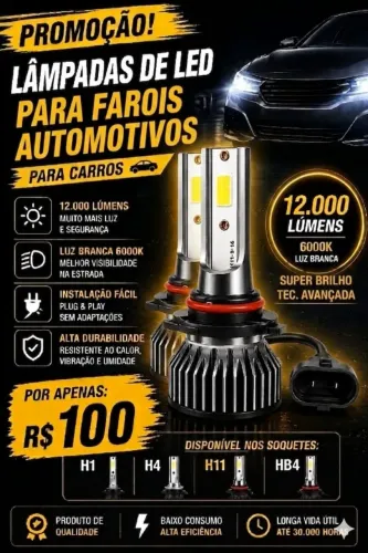 Kit Led Galo's18 - 12 mil Lumens 