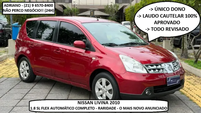 Nissan Livina SL 1.8 16V Flex Fuel Aut. 2010