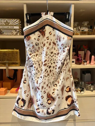 Vestido Dimy Frente Única Estampa Animal Print Leve