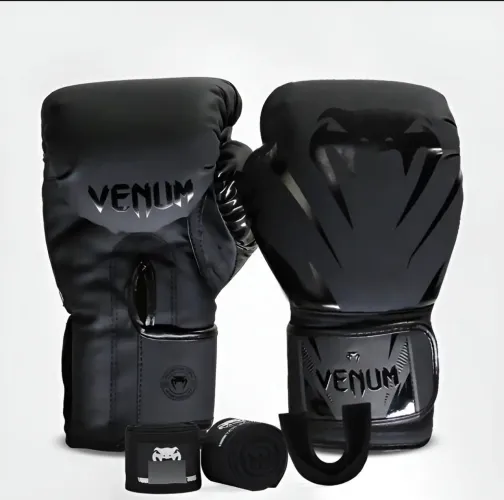 Luva Boxe Muay Thai Profissional + Bandagem Venum