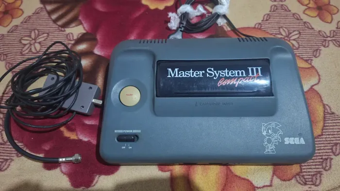 Master System 3 Compact Pega Cartucho Funcionando