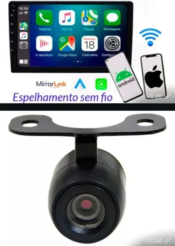 Multimídia 9 Polegadas + Câmera de ré 