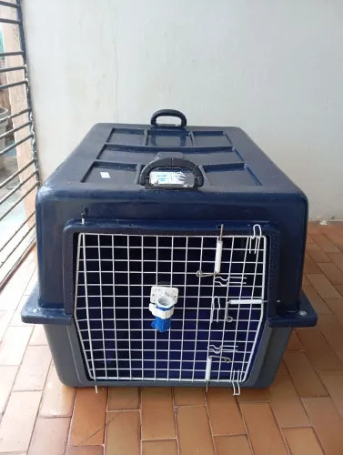 Caixa para transporte de pets n°5 usada apenas uma vez