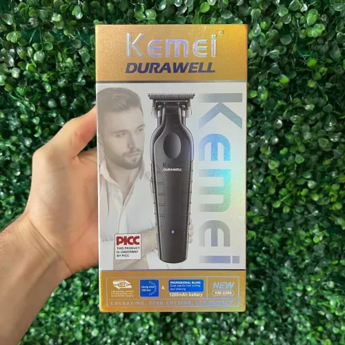 Máquina de Cortar Cabelo Profissional Kemei com Entrega Rápida!