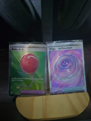 [RESERVADO] 2 cartas treinador Pokemon TCG - Balão de ar / Fragmento encantado