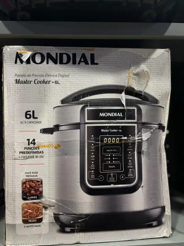 Panela de Pressão Elétrica Mondial 6L