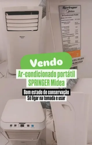 Ar condicionado portátil Springer Midea 12000btus