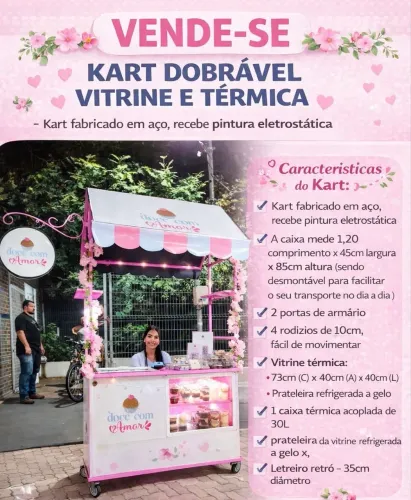 Carrinho dobrável -térmico .