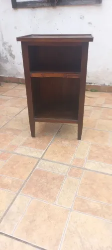 Mesa de Apoio Vintage Retrô - Fabrica São Paulo Progride madeira maciça- Estilo Miele