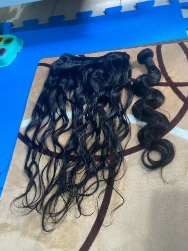 Tela de cabelo 60 cm humano
