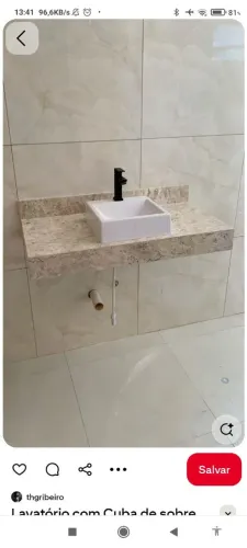 Cuba de banheiro