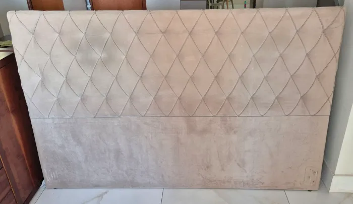 Cabeceira cama king  size Suede Euro Colchões 