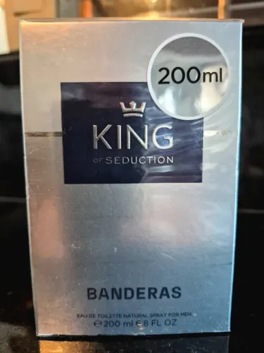 King of Seduction Banderas 200ml Lacrado - PROMO SEMANA  R$ 220 por R$ 201