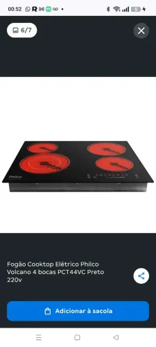 Cooktop eletrônico pct44vc Volcano 