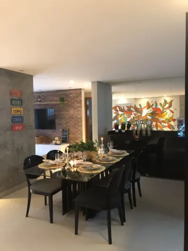 Conjunto de móveis para sala de jantar/estar