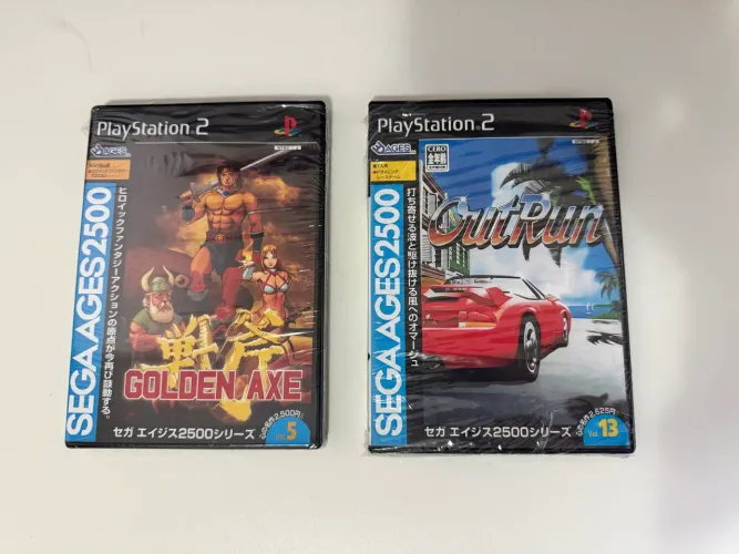 Ps2 - Golden Axe e Out Run - Prensados - Sega Ages