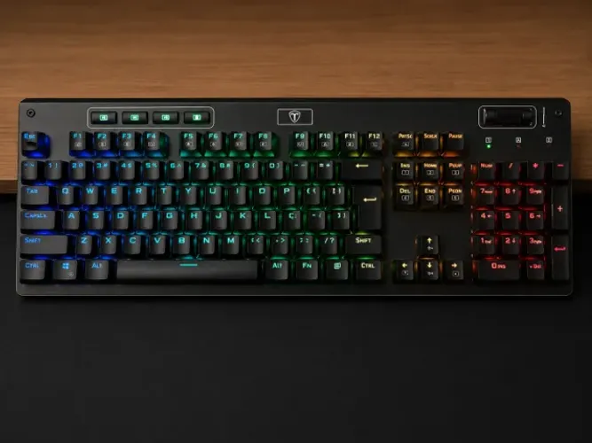 Teclado Gamer T-dagger Adriatic Rgb Mecânico (ler Descrição)