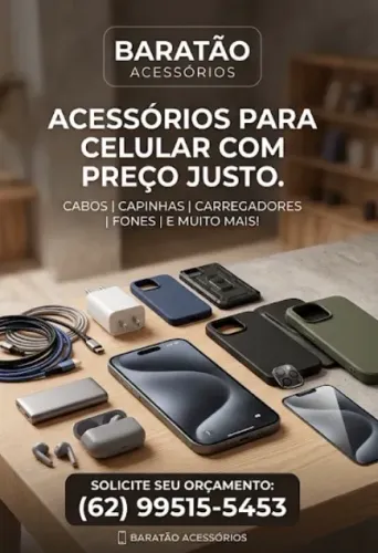 Acessórios no geral para celular e etc