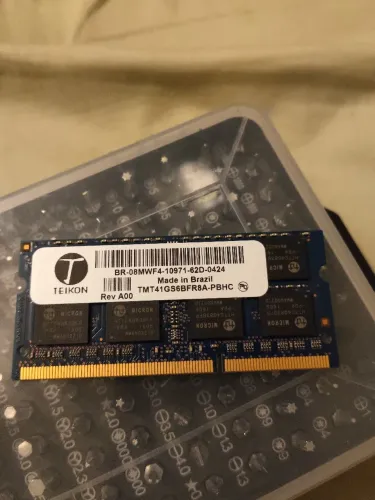 Memória RAM 8GB DDR3L PC3L (1.35V) 1600MHz para Notebook