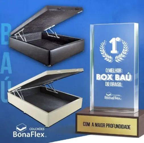 Base Box Bau Casal 138x188x42 - Bonaflex