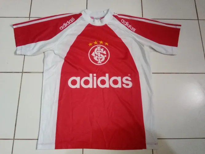 Camisa Internacional Adidas treino tamanho GG anos 90 