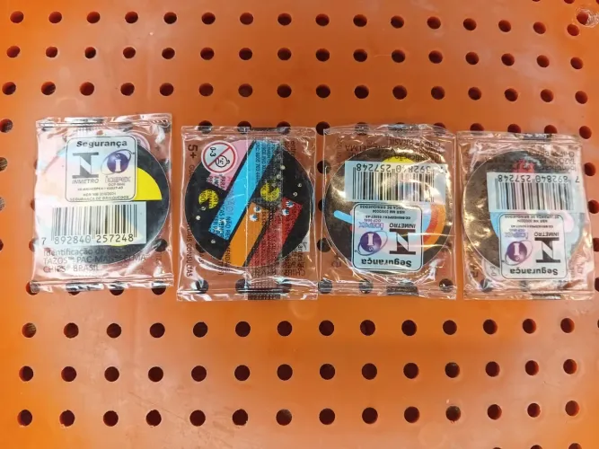 Tazos Pacman 4 unidades