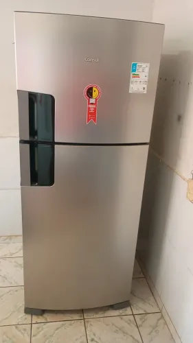 Geladeira Consul Frost Free inox dúplex