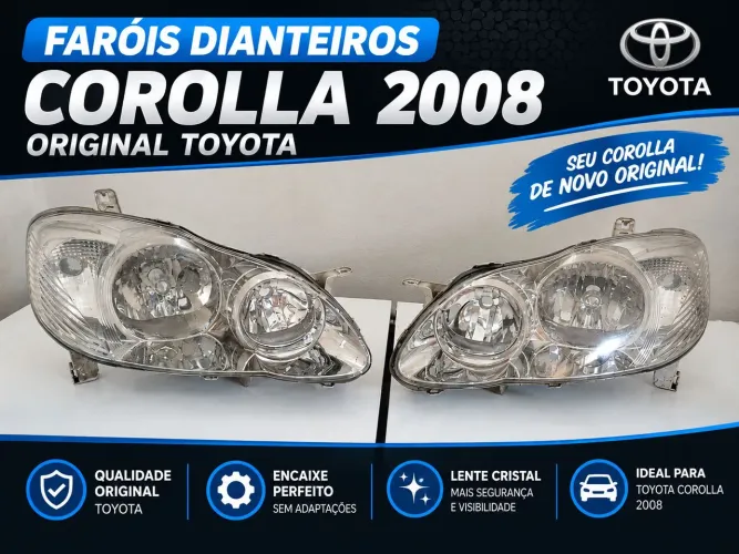 Faróis Corolla 2007