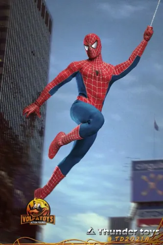 Action Figure Peter Parker Tobey Maguire Spider Man Homem Aranha Escala 1/6 Thunder Toys E