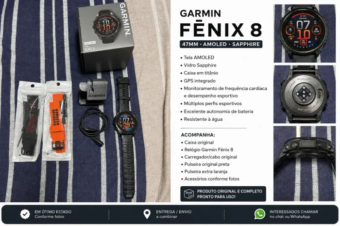 Garmin F?nix 8 47mm AMOLED Sapphire