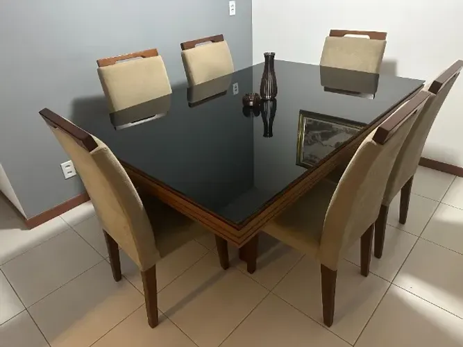 Mesa de Jantar retangular 2,20 x 1,80m