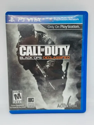 JOGO PS VITA CALL OF DUTY BLACK OPS - ORIGINAL COM CAPA