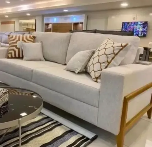 Sofá Living Esparta 2,20m de Largura Produto Novo Entrega Rápida