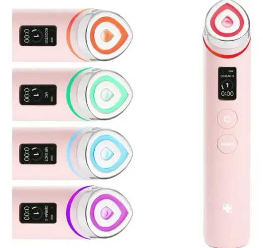 Medicube AGE-R Booster Pro 6 em 1 com LED, Microcorrente e EMS Glass Skin em Casa