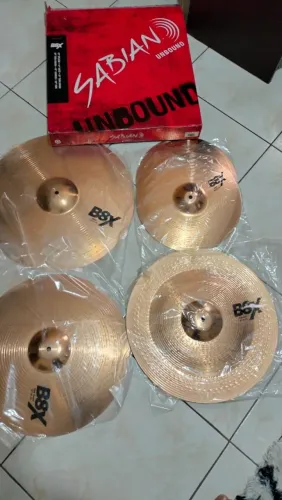 kit pratos Sabian B8x novos