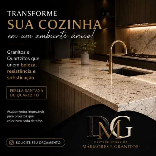 ? Cozinhas modernas em Perlla Santana, Quartzito e Silestone.