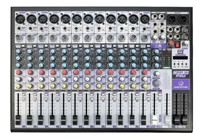 Mesa De Som Profissional 16 Canais Bluetooth Cpp-16 Waldman