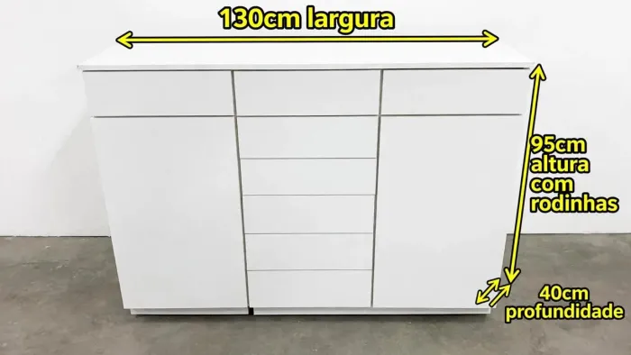 Cômoda 100% mdf