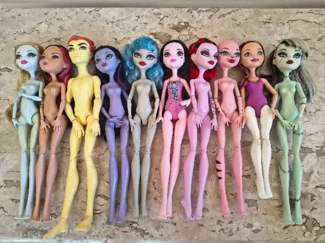 Lote de monster High leia descrição