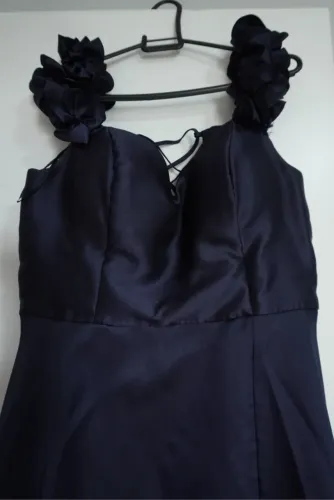 Vestido Longo Azul Marinho