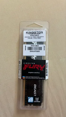 Memória RAM kingston FURY 8gb 3200mhz lacrada original