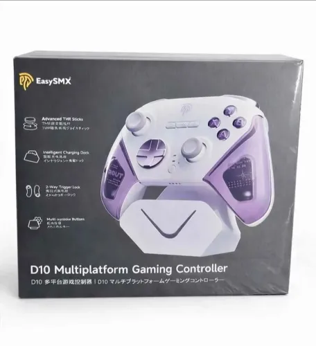 CONTROLE GAMER SEM FIO EASYSMX D10 - NOVO NA CAIXA